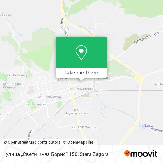 улица „Свети Княз Борис“ 150 map
