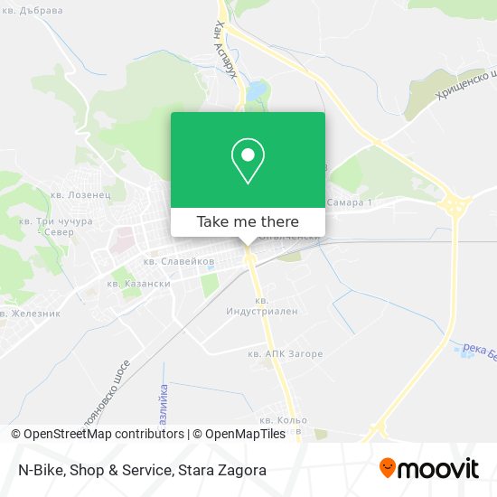 N-Bike, Shop & Service map