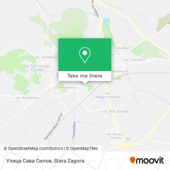 Улица Сава Силов map