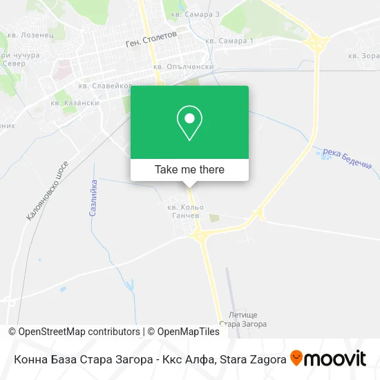 Карта Конна База Стара Загора - Ккс Алфа