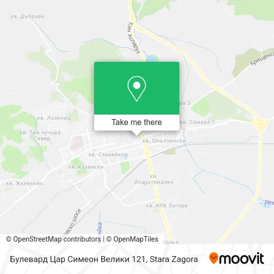 Карта Булевард Цар Симеон Велики 121