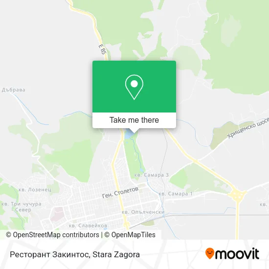 Карта Ресторант Закинтос