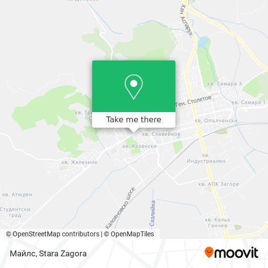 Майлс map