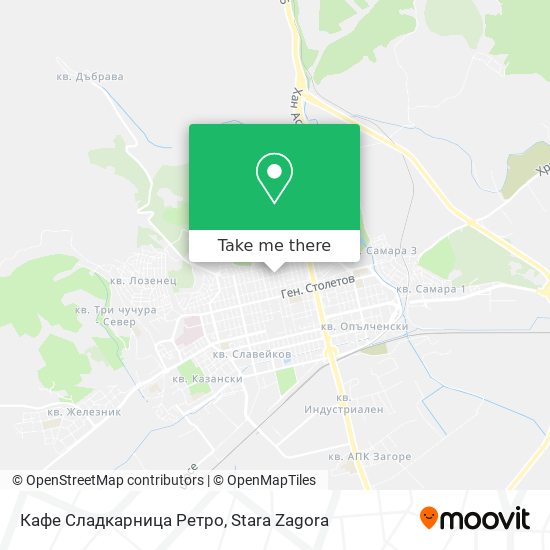 Кафе Сладкарница Ретро map