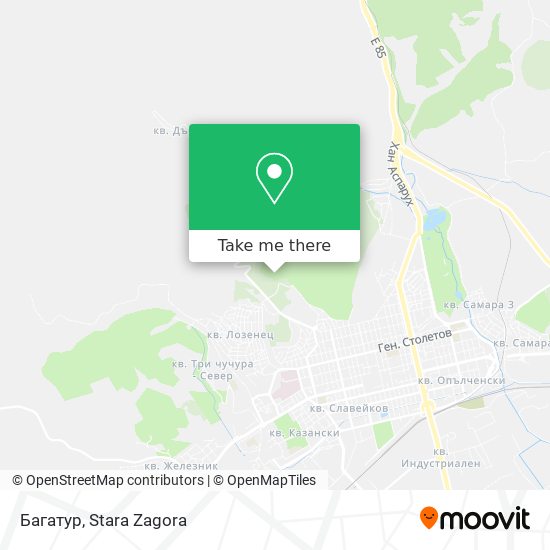 Багатур map
