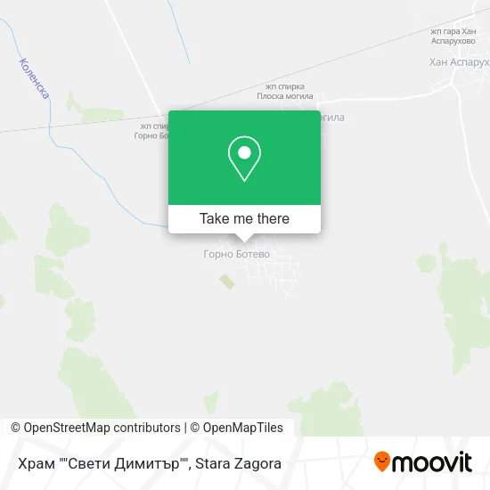 Карта Храм ""Свети Димитър""