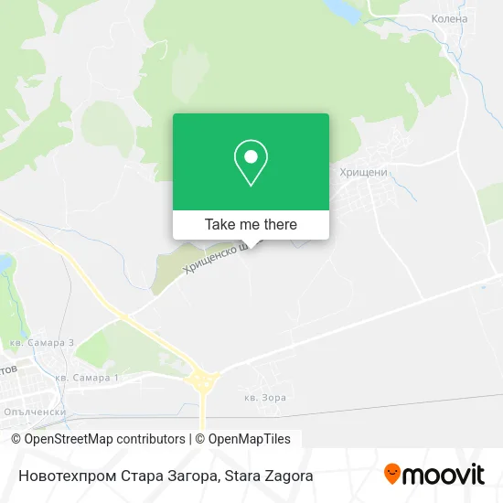 Карта Новотехпром Стара Загора