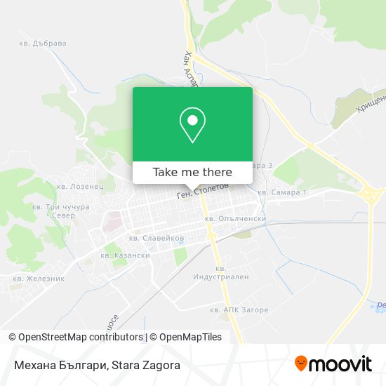 Механа Българи map