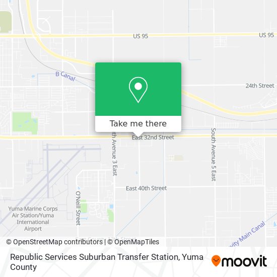 Republic Services Suburban Transfer Station map