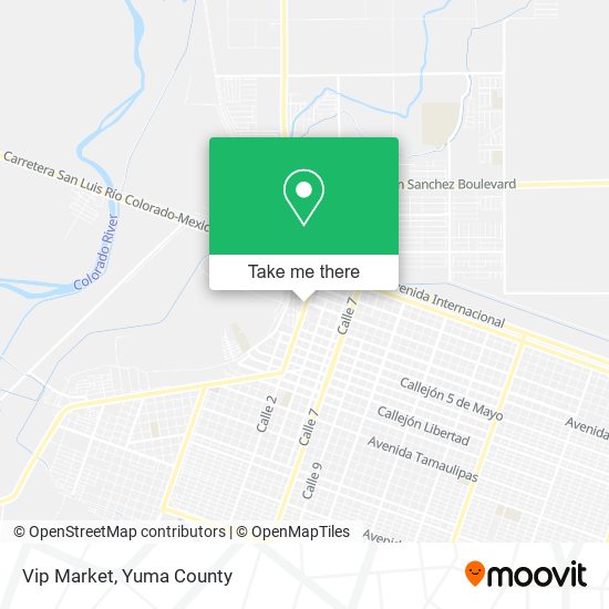 Mapa de Vip Market