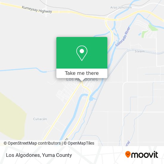 Mapa de Los Algodones