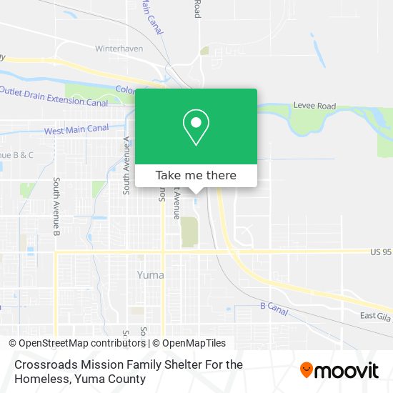 Crossroads Mission Family Shelter For the Homeless map
