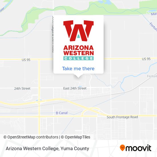 Arizona Western College map