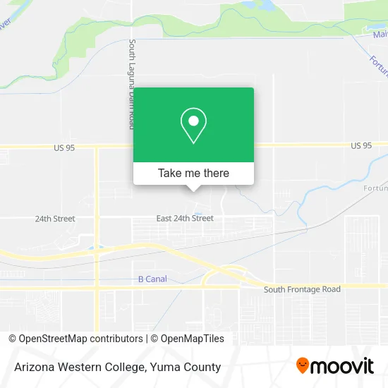 Arizona Western College map