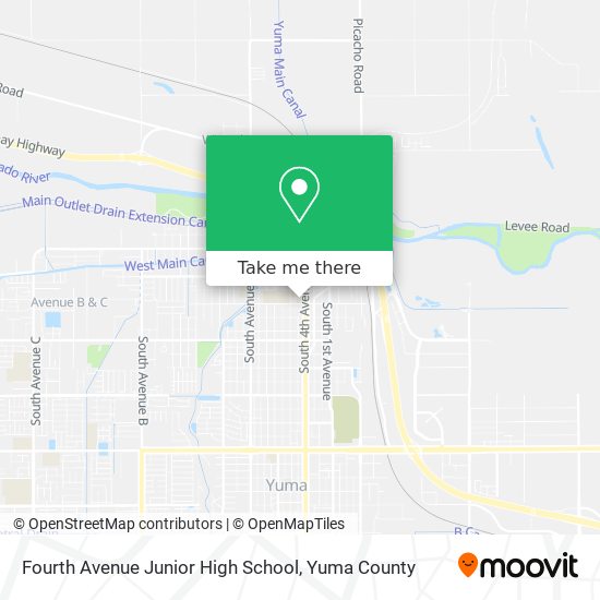Fourth Avenue Junior High School map