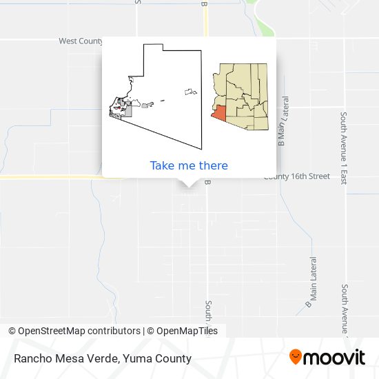 Mapa de Rancho Mesa Verde