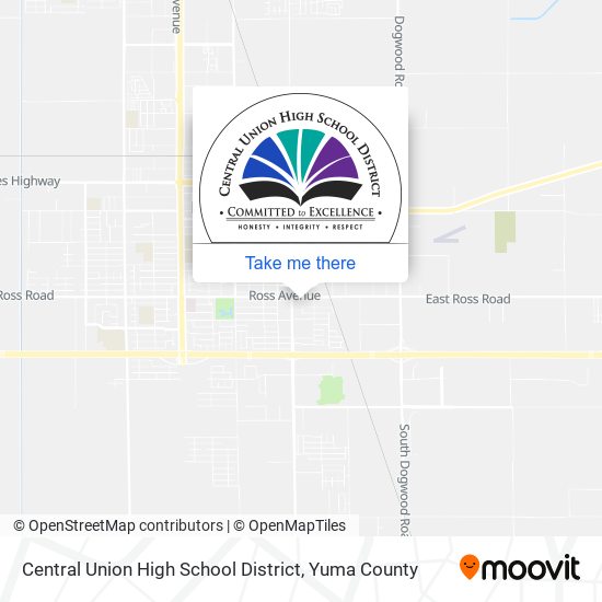 Mapa de Central Union High School District