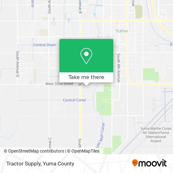 Mapa de Tractor Supply