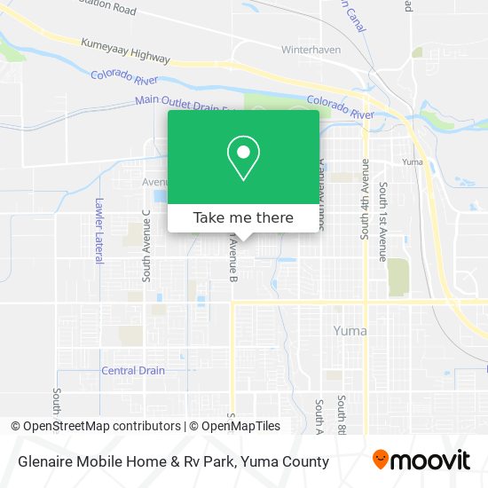 Glenaire Mobile Home & Rv Park map