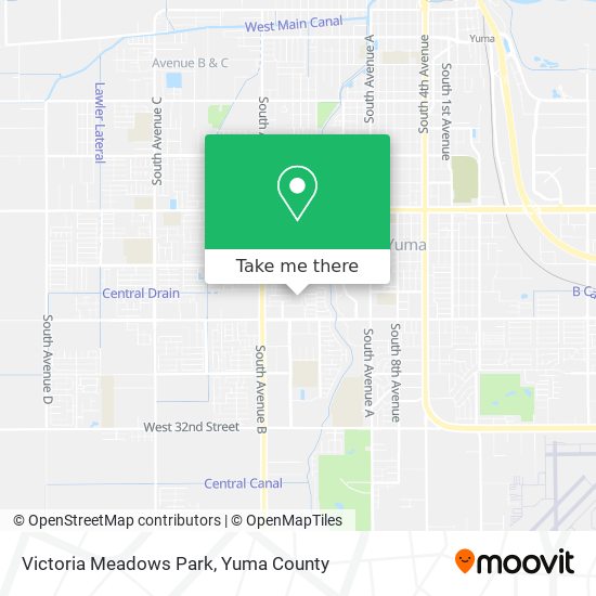 Victoria Meadows Park map
