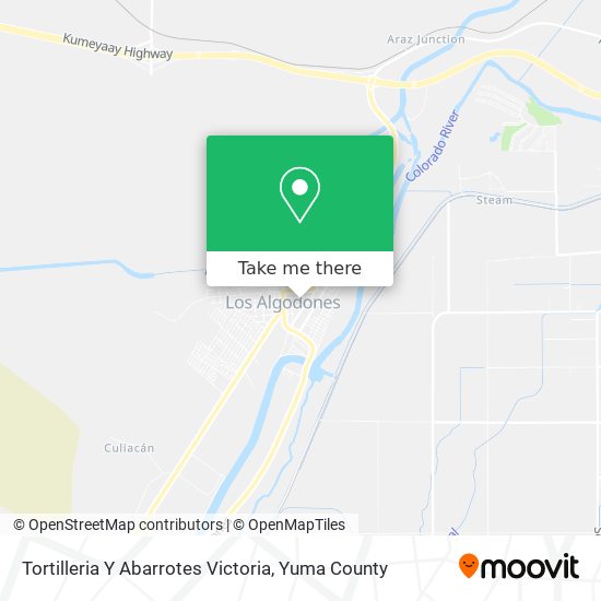 Mapa de Tortilleria Y Abarrotes Victoria
