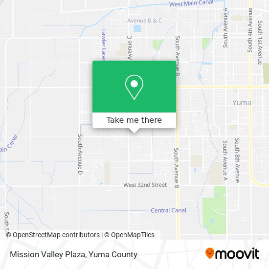 Mapa de Mission Valley Plaza