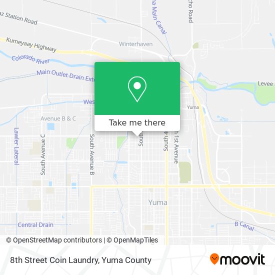 Mapa de 8th Street Coin Laundry