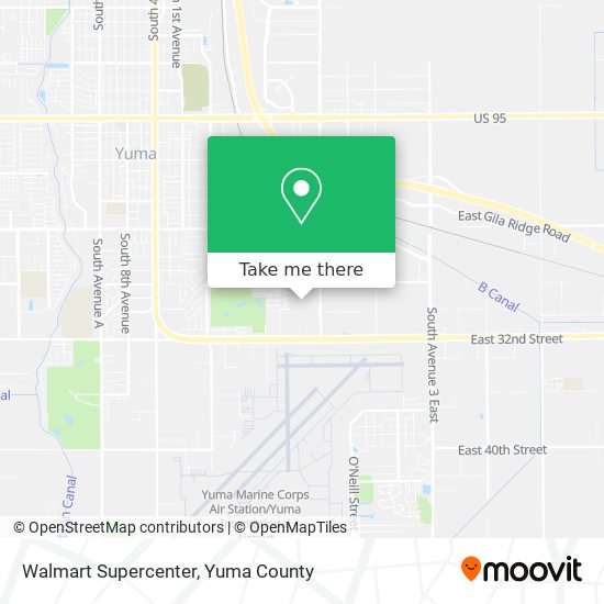 Walmart Supercenter map