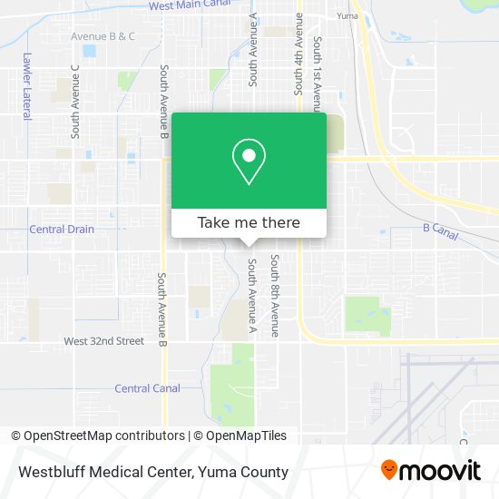 Westbluff Medical Center map