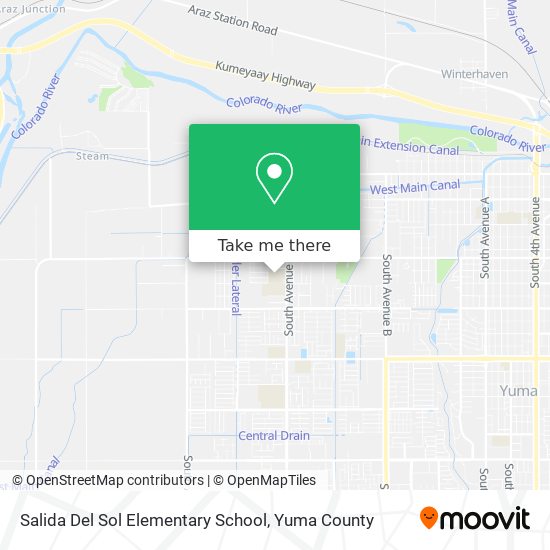 Mapa de Salida Del Sol Elementary School