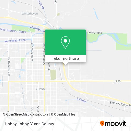 Hobby Lobby map
