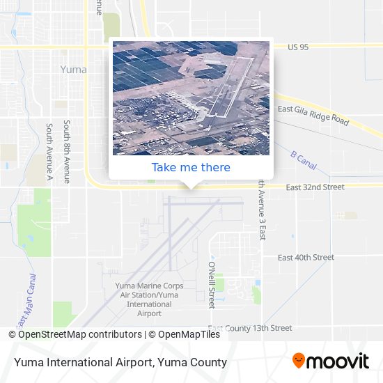 Yuma International Airport map