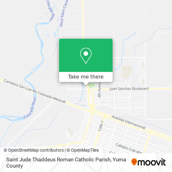 Saint Jude Thaddeus Roman Catholic Parish map