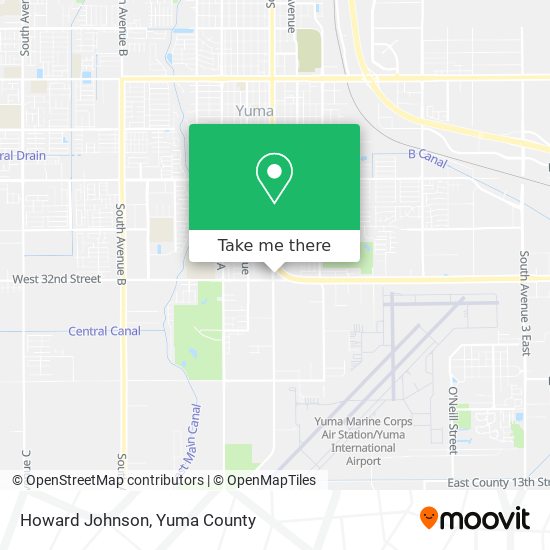 Howard Johnson map