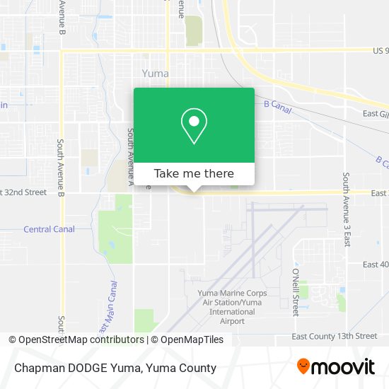 Chapman DODGE Yuma map