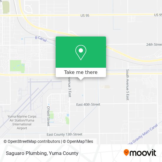 Saguaro Plumbing map