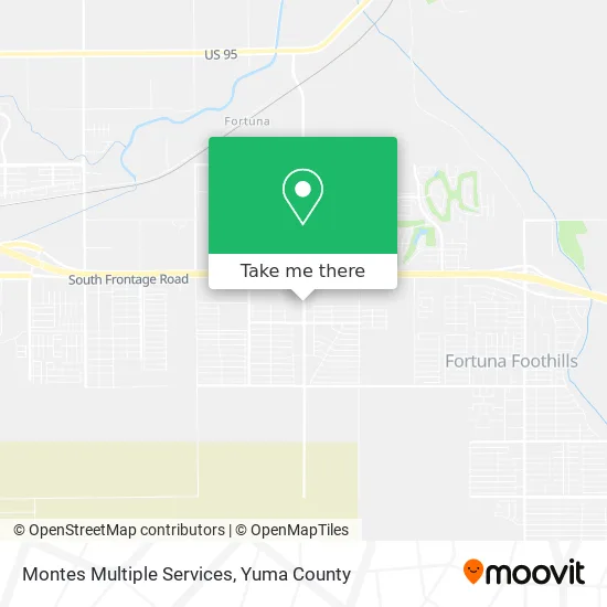 Montes Multiple Services map