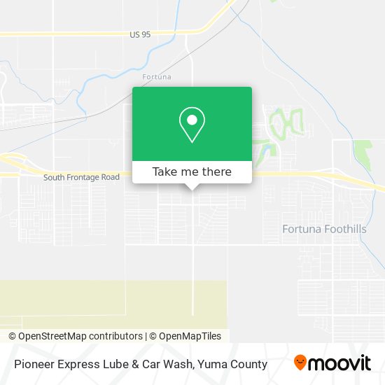 Mapa de Pioneer Express Lube & Car Wash