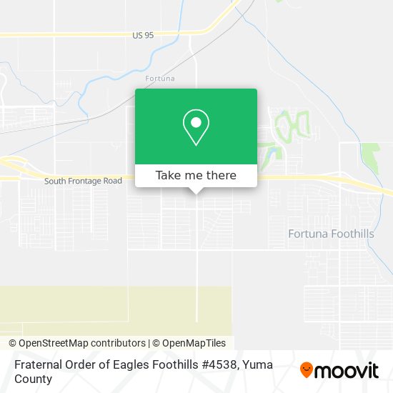 Fraternal Order of Eagles Foothills #4538 map