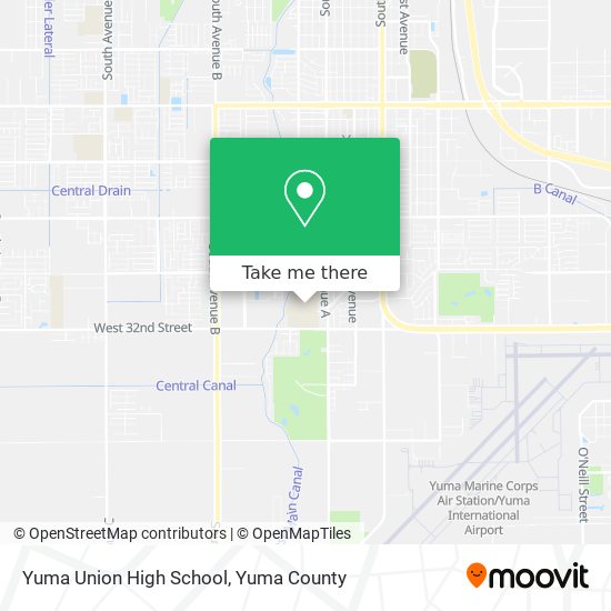 Mapa de Yuma Union High School