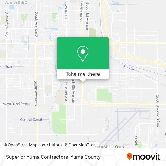 Superior Yuma Contractors map