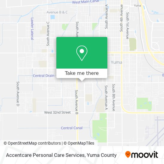 Mapa de Accentcare Personal Care Services