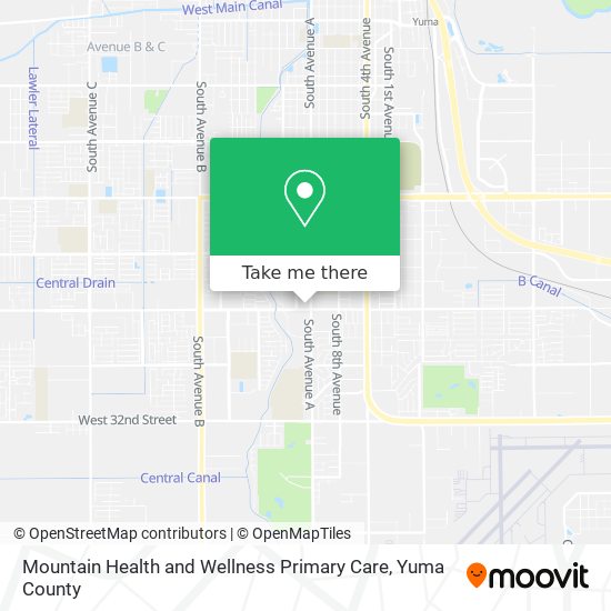 Mountain Health and Wellness Primary Care map