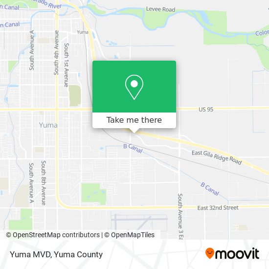 Yuma MVD map