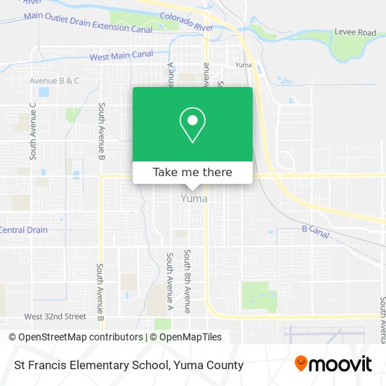 Mapa de St Francis Elementary School