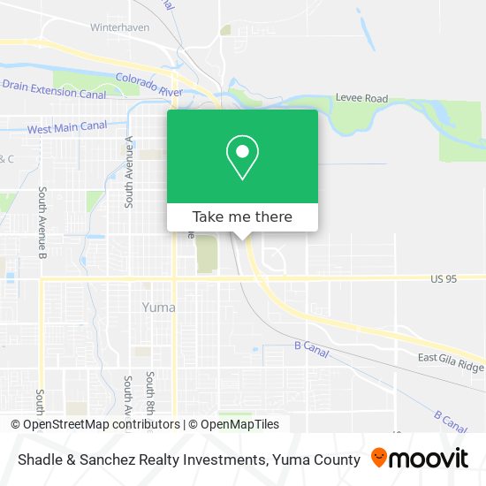 Shadle & Sanchez Realty Investments map
