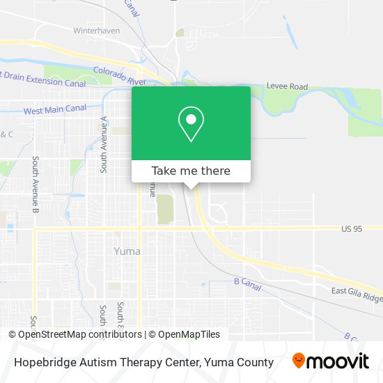 Mapa de Hopebridge Autism Therapy Center