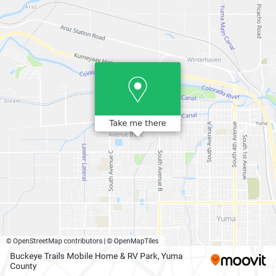 Mapa de Buckeye Trails Mobile Home & RV Park