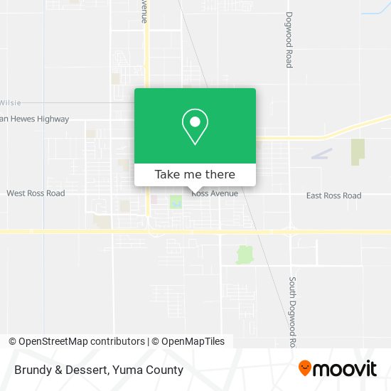 Brundy & Dessert map