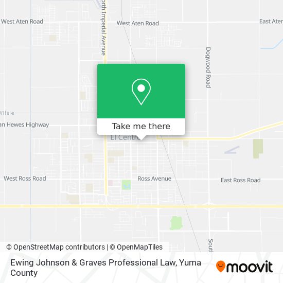 Ewing Johnson & Graves Professional Law map